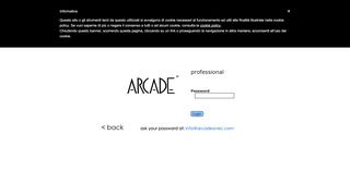 
                            12. arcadeavec :: login page