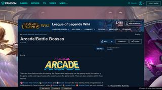 
                            12. Arcade/Battle Bosses | League of Legends Wiki | FANDOM powered ...