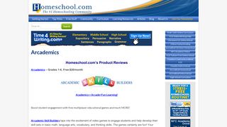 
                            5. Arcademics | Homeschool.com