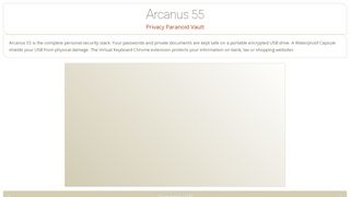 
                            9. Arcanus 55 Trusted Encrypted USB | Titan Key Waterproof Capsule!