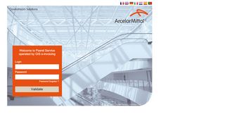 
                            9. Arcelor Mittal Login PASREL - GIS e-invoicing