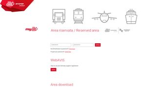 
                            1. Arcese Trasporti - Web Services Login Page