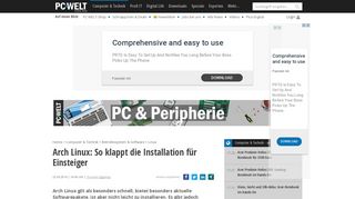 
                            9. Arch Linux: So klappt die Installation für Einsteiger - PC-WELT