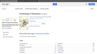 
                            11. Archeologie in Vlaanderen: Monografie