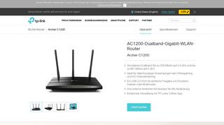 
                            5. Archer C1200 | AC1200-Dualband-Gigabit-WLAN-Router | TP-Link ...