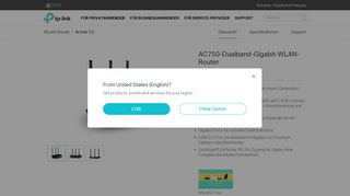 
                            1. Archer C2 | AC750-Dualband-Gigabit-WLAN-Router | TP-Link Schweiz