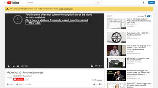 
                            8. ARCHICAD 20 - Favoriten anwenden - YouTube
