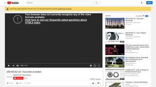 
                            9. ARCHICAD 20 - Favoriten erstellen - YouTube