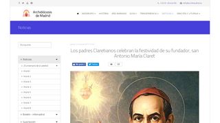 
                            12. Archidiocesis de Madrid - Los padres Claretianos celebran la ...