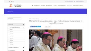 
                            8. Archidiocesis de Madrid - Monseñor Jesús Vidal preside este ...