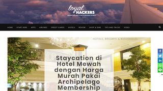
                            8. Archipelago Membership: Menginap di Hotel Mewah, Harga Murah