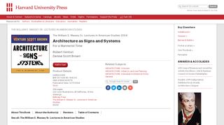 
                            2. Architecture as Signs and Systems — Robert Venturi, Denise Scott ...