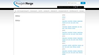 
                            5. Archive - Prosjekt Norge