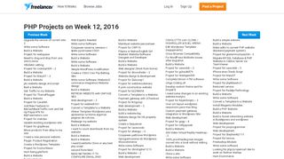 
                            13. Archived PHP Projects For Week 12, 2016 | Freelancer