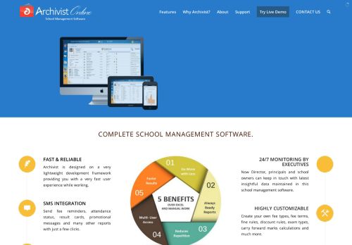 
                            5. Archivist Pakistan – School Management Software Pakistan