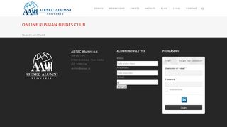 
                            8. Archívy Online Russian Brides Club | AIESEC Alumni Slovakia