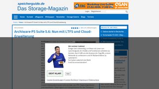 
                            7. Archiware P5 Suite 5.6: Nun mit LTFS und Cloud-Erweiterung ...