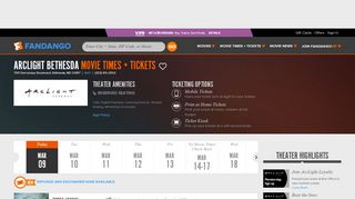 
                            5. ArcLight Bethesda Movie Times | Showtimes and Tickets | Bethesda ...