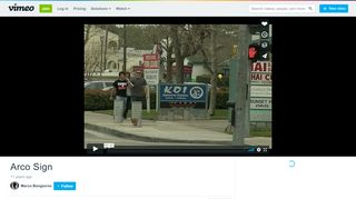 
                            9. Arco Sign on Vimeo