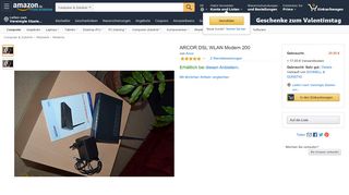 
                            9. ARCOR DSL WLAN Modem 200: Amazon.de: Computer & Zubehör