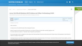 
                            13. Arcor Dsl WLAN Modem 200 Problem mit Wlan Verbindung SGS5 - auf ...