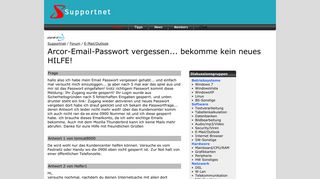 
                            8. Arcor-Email-Passwort vergessen... bekomme kein neues HILFE!