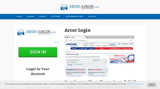 
                            5. Arcor Login - Sicher und verschlüsselt Arcor E-Mail nutzen › Mein ...