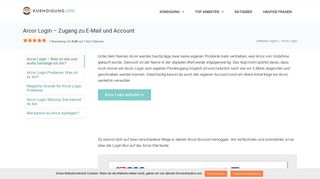 
                            5. Arcor Login ▷ Zugang zu Arcor E-Mail und Account per Login