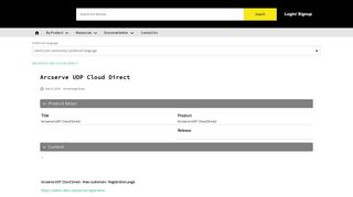 
                            7. Arcserve UDP Cloud Direct - Support