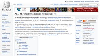 
                            7. ARD ZDF Deutschlandradio Beitragsservice – Wikipedia