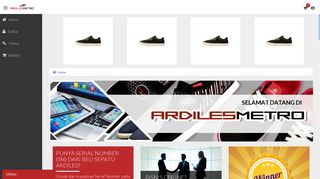 
                            3. Ardiles Metro|Toko Sepatu Ardiles Online dan Game Seru