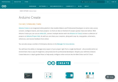 
                            3. Arduino Create