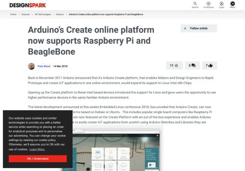 
                            10. Arduino's Create online platform now supports Raspberry Pi and ...
