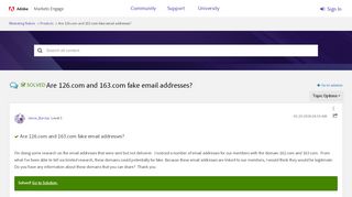 
                            12. Are 126.com and 163.com fake email addresses? | Marketo Marketing ...