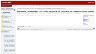 
                            10. Are National Testing Network (NTN) exams proctored at the ...