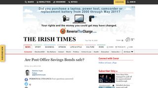 
                            9. Are Post Office Savings Bonds safe? - The Irish Times
