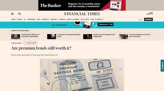 
                            6. Are premium bonds still worth it? | Financial Times
