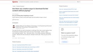 
                            13. Are there any creative ways to download Scribd content without ...