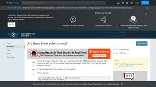 
                            11. Are these Snort rules correct? - Information Security Stack Exchange