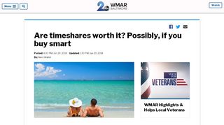 
                            13. Are timeshares worth it? Possibly, if you buy smart - WMAR