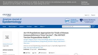 
                            13. Are US Populations Appropriate for Trials of Human Immunodeficiency ...