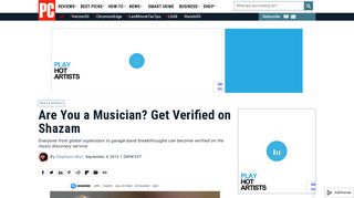 
                            10. Are You a Musician? Get Verified on Shazam | News & Opinion ...