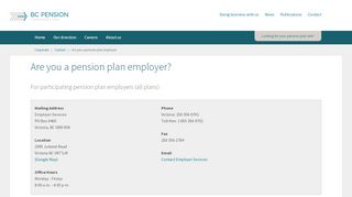 
                            9. Are you a pension plan employer - Pension Corporation