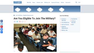 
                            4. Are You Eligible To Join The Military? | Military.com