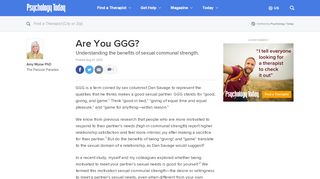 
                            11. Are You GGG? | Psychology Today