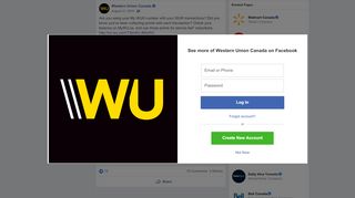 
                            10. Are you using your My WU® number with... - Western Union Canada ...