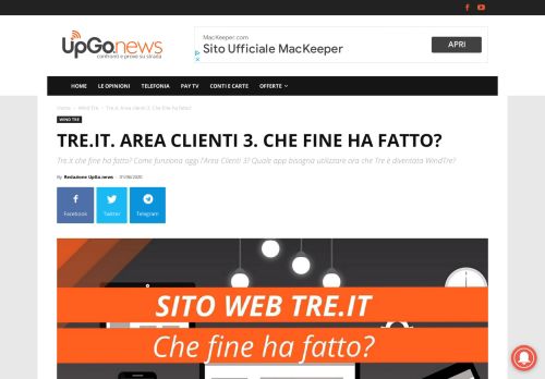 
                            7. Area Clienti 3. Tre.it Area Clienti. Come funziona - UpGo.news