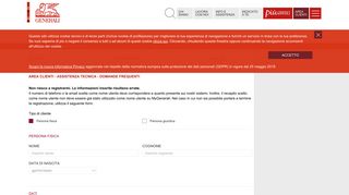 
                            4. Area Clienti, ricevi supporto per accedere - Info - Generali Italia