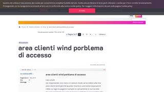 
                            11. area clienti wind porblema di accesso - Telefonino.net Forum