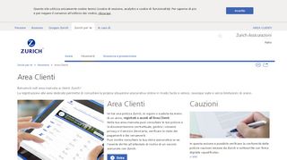 
                            6. Area Clienti - Zurich Italia Assicurazioni